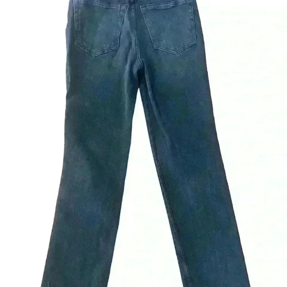 FREE PEOPLE  We the Free size 25 Black Jeans raw hem high rise EXC CON - Picture 2 of 4